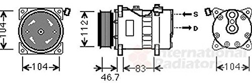 VAN WEZEL 5800K288 Compresor aire acondicionado
