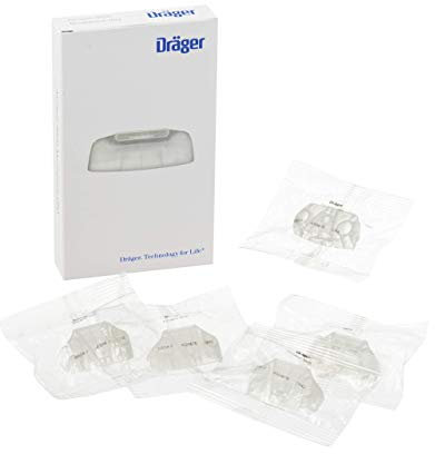 Dräger Mundstücke für Alcotest 3820 Alcotest 4000 | 5 Stück | Einzeln verpackt
