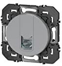 Legrand 600477 Prise blindée RJ45 catégorie5e FTP dooxie finition alu