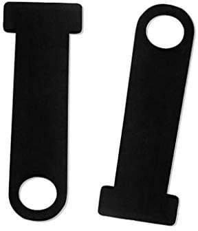 2 x Motorbike Open Face Helmet Lock for Quick Release Buckle Fastener Black AOD