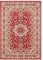 Nouristan Mirkan Orient Teppich – Wohnzimmerteppich Orientalisch Kurzflor Vintage Orientalischer Teppich für Esszimmer, Wohnzimmer, Schlafzimmer – Rot, 160x230cm