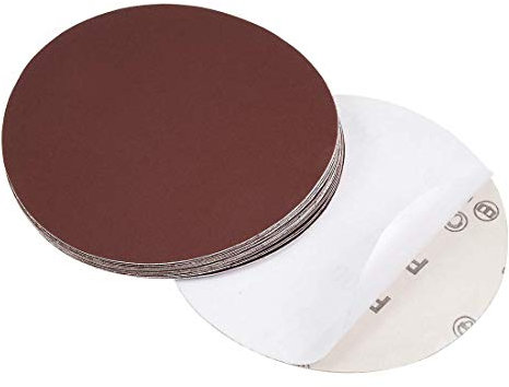 PSA - Dischi abrasivi da 6 pollici, con supporto adesivo, 20 pezzi