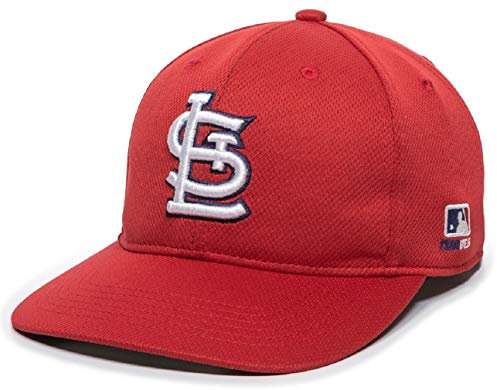 St. Louis Cardinals Q3 Wicking Red Hat Cap Mütze Schirmmütze Erwachsene Herren verstellbar, rot, Einheitsgröße