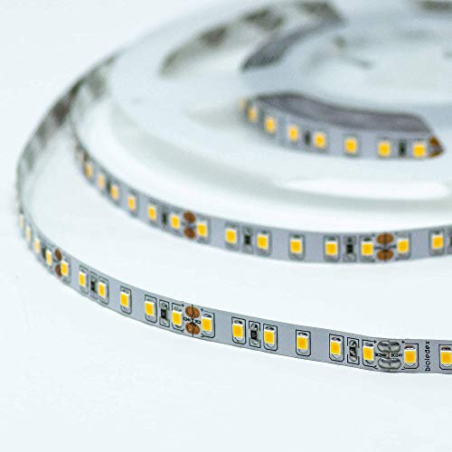Bioledex LED Streifen 75W 24V 15W/m 120LED/m 4000K 5m Rolle 90Ra neutralweiss flexible Lichtleiste