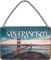 schilderkreis24 Blechschilder Kollektion 18x12cm – Städte-Motive aus aller Welt: Dekoration & Geschenkidee für Weltenbummler (San Francisco)