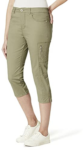 Tahiti Fashion Damen 7/8-hose Capri Slim Fit Twill/Coloured clean wash konisch 7/8-Länge