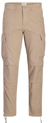 JACK & JONES Herren Cargohose Jpstace Jjtucker AMA Noos, Dune/Detail:solid, 28W / 30L