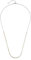JEWELS BY LEONARDO Piera Halskette aus Edelstahl 1 Stück, mittellange bicolor Perlenkette, Kette aus würfelförmigen Edelstahl-Perlen, Damenschmuck, 021464