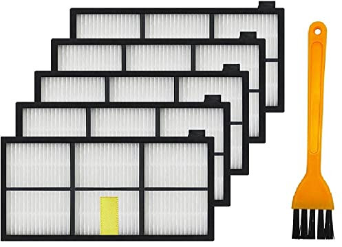 5 Pz Hepa Filtri Ad Alta Efficienza per iRobot Roomba Serie 900 800 880 960 890 981 980 870 Aspirapolvere Sostituzione