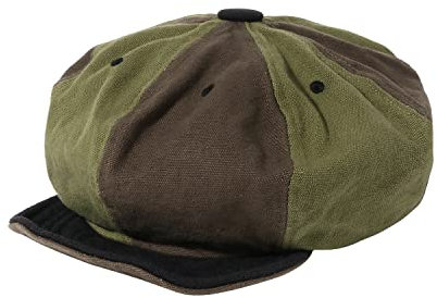 CLAPE Baumwolle Newsboy Schiebermütze Vintage Tellermütze Klassisch Patchworkfarbe Shelby Cap Gatsby Barett Cap Schlägermütze Herren