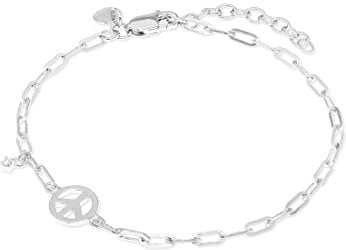 Guido Maria Kretschmer Damen-Armband 925er Silber 1 Diamant One Size, Silber 32021892