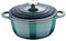 BERGNER E Xcalibur Cooking Pot with 24 cm Diameter and 11 cm Height with Lid Made of Cast Aluminium Suitable for Oven and Induction Cookers Green
