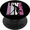 Retro Pink Live Love Hockey-Trainer für Damen, Geburtstagsfarben PopSockets mit austauschbarem PopGrip