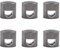INCREWAY Swag Hook for Chandelier Ceiling Lights Cable, Lamp Hook for Fabric Electrical Cord Cable Hanging Pendant Lighting Fixtures(Black, Pack of 6)