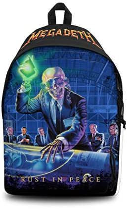Rocksax Megadeth Daypack - Rust In Peace - 43cm x 30cm x 15cm – Officially Licensed Merchandise