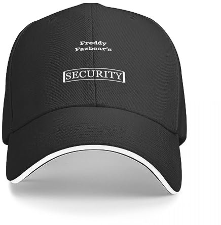 TQASER Basecap Security Guard FNAF Cap Baseballmütze Trucker Hut Damen Hut Herren Geschenk