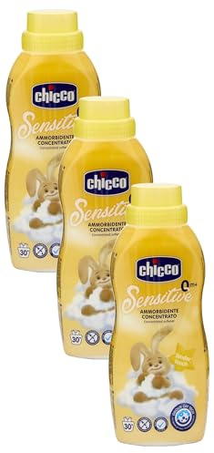Chicco Sensitive Ammorbidente Concentrato Tenera Carezza, 0+ Mesi - 750 ml (Confezione da 3)