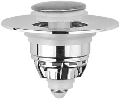 Tapón para Lavabo de baño, Universal Filtro Pop Up con Filtro Anti Clogging, tapón para Lavabo retráctil, para bañera, 32-42 mm