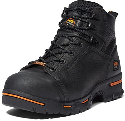 Timberland PRO Endurance - Stivali da lavoro industriali impermeabili resistenti alle punte, in acciaio, 15 cm, Nero-2024 Nuovo, 12 US Wide