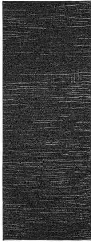 TESSO LIVING In- & Outdoor Teppich – 80 x 220 cm Grau – Wetterfest & rutschfest, UV-beständiger Kurzflorteppich Laufer – Ideal für Balkon, Terrasse, Küche & Camping