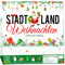 HOWAF 20 Blatt Weihnachtsspiel Stadt Land Weihnachten mit 21 Kategorien, A4, Spielblock Gesellschaftsspiele Familienspiele Partyspiel zur Weihnachten für Kinder, Teenager & Erwachsene, Geschenkidee