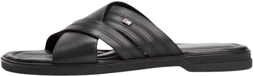 Tommy Hilfiger Premium Hilfiger Cc Lth Sandal Fm0fm05504 Sandales platesHomme