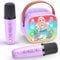 Dislocati Mermaid Toys for Girls, Kids Microphone Karaoke Machine 2 Microphones Girls Toys Age 3-15 Year Old Girls Gifts Mermaid Gifts Mini Mermaid Karaoke Machine Toys for 3-12 Year Old Girls