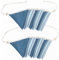 2 Saiten Blaue Wimpel Banner Flaggen Kinderzimmer-Girlande Königlicher Leinenstoff Dreieckige Luftschlangen für Babyzimmer-Dekoration Kinder Jungen Nautischer Geburtstag Babyparty Boho Event Party
