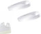 Azlanway Cuscinetto per talloniera 2 pezzi, cuscinetto per talloniera in silicone trasparente, altezza soletta 1 cm, soletta tallone uomo e donna