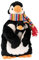 Kuschelfamilie Pinguin James & Baby Jamie Set mit Wärmflasche und Kirschkernkissen