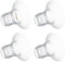 4PCS Flange Insert 17mm Compatible with Momcozy M5/M6/M9/S12 Pro/S9 Pro/V1 Pro/V2 Pro, Spectra/Medela/Elvie/NCVI/TSRETE/eufy/Lansinoh/Paruu/MomMed Breast Pump 24mm Shields/Flanges