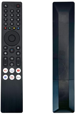 IOOIQQ Mando a Distancia RC833A FMB1 para TV TCL 43V6B, 40S5K, 32S4K, 65V6B, 65c6k, 50S5K, 55P6K, 43S5K, 65V6C, 75P69K, 55V63C, 75V6C, 50V6C.50PP 69 K.7 5P6K.75T69C, 75P89K, RC833A FMB4, RC833A FMB3