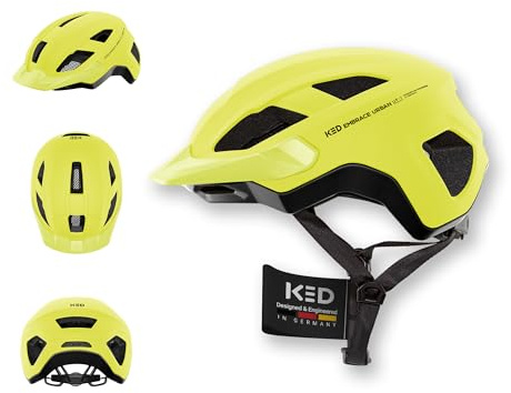 KED Embrace Urban UF-1 Unisex Fahrradhelm – Stylischer Urban Helm Mit In-Mold Technologie Für Alltag, Pendeln Und Freizeit