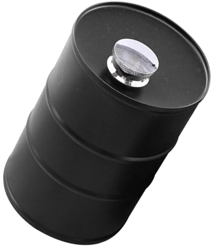 Mikikit Kreative Edelstahl Trinkflasche im Benzinkanister Design 750ml Tropfsicher für Outdoor Camping und Tägliche Weinstand Nutzung Stilvoll und Praktisch