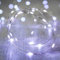 Lights4fun 50er LED Micro Lichterkette weiß Batteriebetrieb mit Zeitschaltuhr