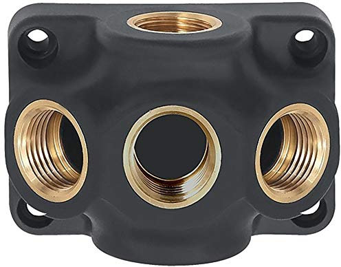 RIEGLER 112615-EVD12-3 Endverteilerdose, Eingang G 1/2, Anschluss 3 x G 1/2, Kunststoff, 1Stk