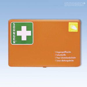 GGVS-Schutzausrüstung Behälter 2 Kunststoff orange GGVSEB-Schutzausrüstung für Kfz