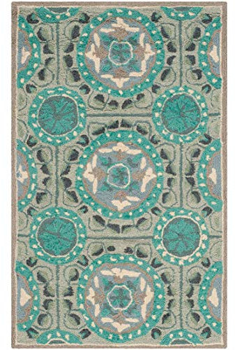 Teppich in mint und Aqua