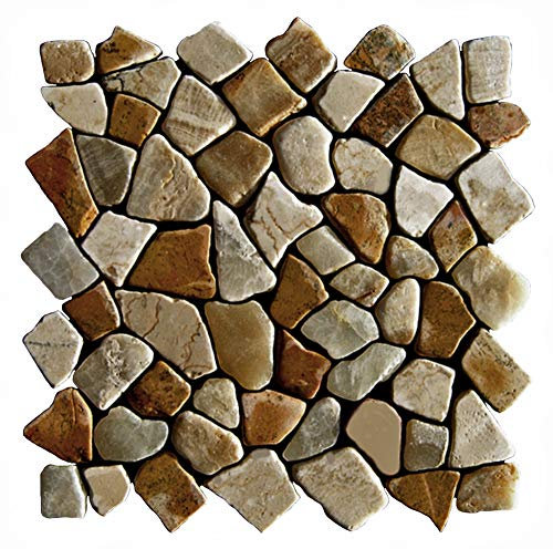 Mosaikfliesen Naturstein - M-005 - Marmor Onyx Wandfliesen Bodenfliesen Badfliesen - Fliesen Lager Verkauf Stein-mosaik Herne NRW