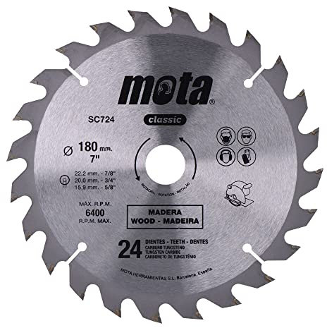 Edp 39552 Widia Circular Saw 180 mm 7 1-4 24 Dtes C Lp18 Sc724-P