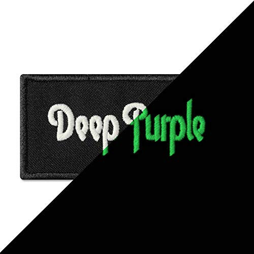 Aufbügler/Aufbügler/Bügelbild, Motiv Rockmusik-Band, 7,3 x 4,6 cm, Dunkelviolett