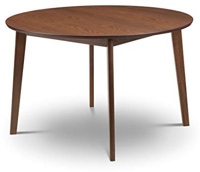 Julian Bowen Table à manger ronde Farringdon, noyer