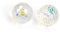 Vintageparts facettierte Kristallglasperlen mit Holo Effekt 8mm 2 Stück zum Schmuck selber basteln