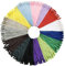 DOITEM 15 Farben Nylon Unsichtbar Reißverschlüsse, 65cm lang, 2.3cm breit für Kleidung Tasche Mäppchen Kissenbezug, 30 Stück