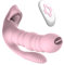 ZWFUN 3 in 1 Zungenleck-Vibrator Klitoris-Zunge-Dildo-Vaginal-Vibrator-Stimulator Anal Brustwarzen Massagegerät, weibliches Paar Sexspielzeug für Erwachsene