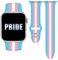 Vieeki Pride Watch - Cinturino compatibile con Apple Watch da 38 mm, 40 mm, 41 mm, 42 mm, 44 mm, 45 mm, in silicone, sostituibile, per iWatch serie Ultra SE 9, 8, 7, 6, 5, 4, 3, 2, 1,