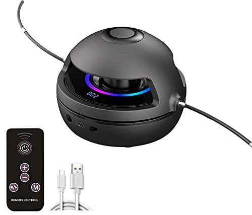 Automatisches Seilspringmaschine Workout & Fitnessseil mit 10 Geschwindigkeitseinstellung, LED-Anzeige, Trainingszähler, elektrisches Seilspringen, kompatible Musikfunktion for drinnen und draußen