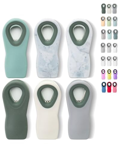 Mr. Pen- Magnetic Chip Clips, 6 Pack, Green Ombre, Bag Clips for Food