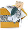 DOUDOU ET COMPAGNIE - Doudou Lion Jaune avec Pétales - Boîte Cadeau - 27 Cm - Collection Boh'aime - Idée Cadeau de Naissance Fille et Garçon - Garantie Doudou Perdu - DC4025