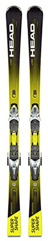 HEAD - Ski-Set Supershape E-Speed SF-pr+Prot 13 Gw Herren – Herren – Größe 156 – Gelb